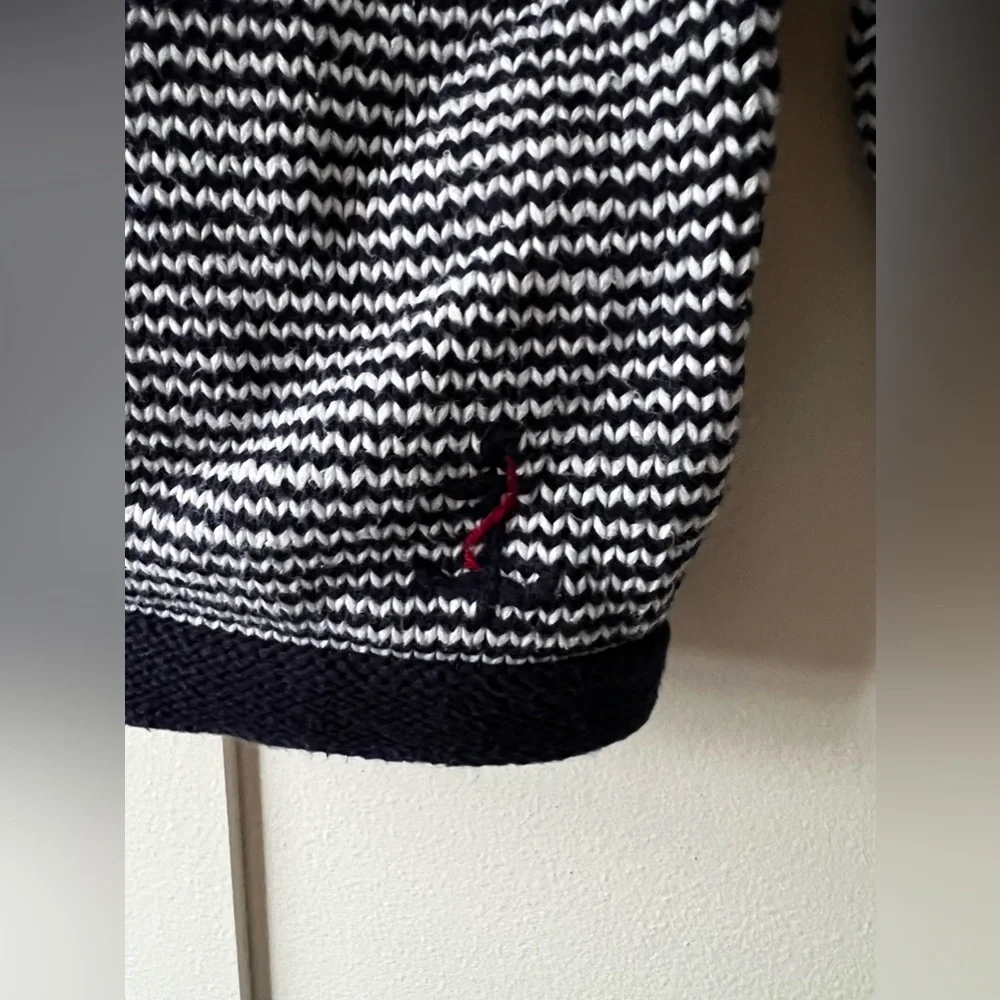 Janie And Jack Baby‎ Infant Vintage Striped Anchor Sweater Size 6-12 Months